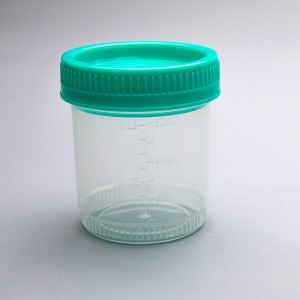 Perfect sealing pre-assembled 20ml, 40ml, 60ml, 90ml, 120ml histology biopsy specimen container with graduations